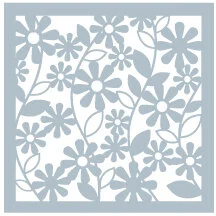 Gina K Designs - Stencils - Daisy Chain 1 Gina K Designs - Stencils - Daisy Chain