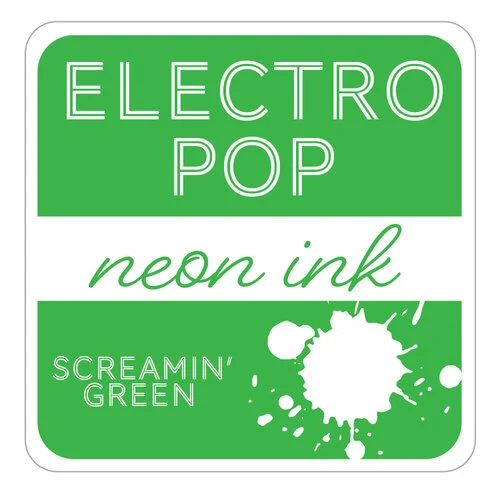Gina K Designs - Ink Pad - Electro Pop - Screamin Green 1 Gina K Designs - Ink Pad - Electro Pop - Screamin Green