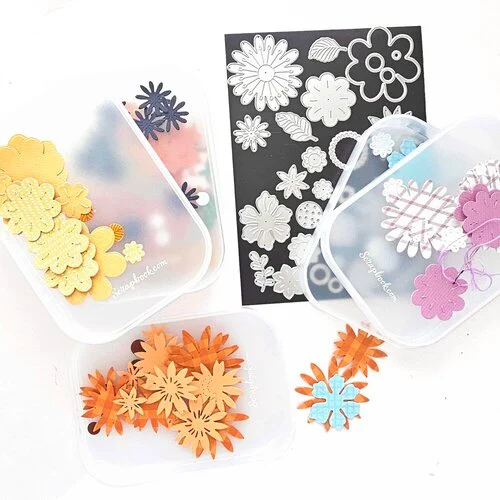 Scrapbook.com - Stack-n-Sort Trays - Small - Frost - 6 Pack 10 Scrapbook.com - Stack-n-Sort Trays - Small - Frost - 6 Pack