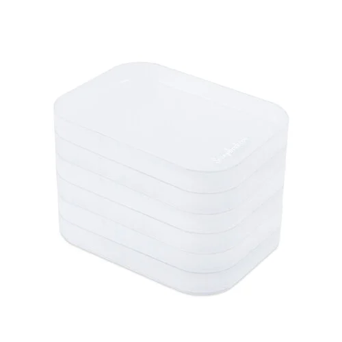 Scrapbook.com - Stack-n-Sort Trays - Small - Frost - 6 Pack 2 Scrapbook.com - Stack-n-Sort Trays - Small - Frost - 6 Pack