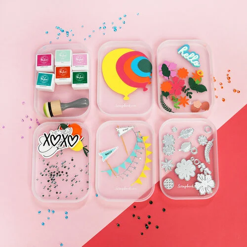 Scrapbook.com - Stack-n-Sort Trays - Small - Frost - 6 Pack 4 Scrapbook.com - Stack-n-Sort Trays - Small - Frost - 6 Pack