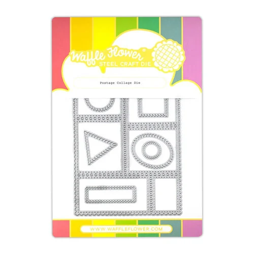 Waffle Flower Crafts - Craft Dies - Postage Collage 1 Waffle Flower Crafts - Craft Dies - Postage Collage
