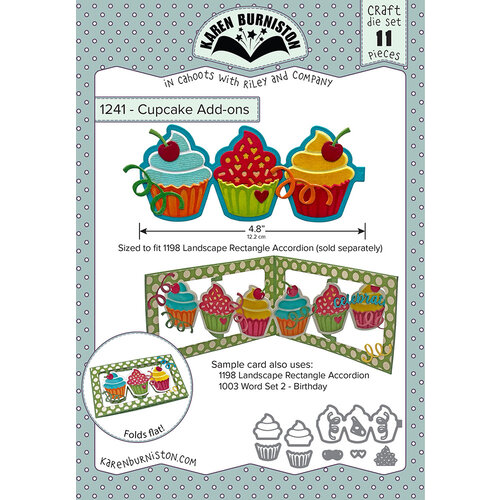Karen Burniston - Craft Dies - Cupcake Add-ons 1 Karen Burniston - Craft Dies - Cupcake Add-ons