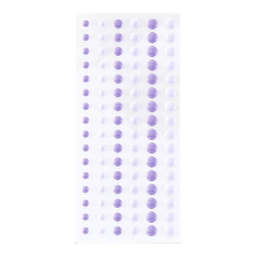 Spellbinders - Card Shoppe Essentials Collection - Dimensional Enamel Dots - Two Tone Purple 2 Spellbinders - Card Shoppe Essentials Collection - Dimensional Enamel Dots - Two Tone Purple