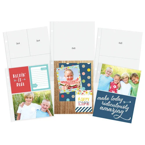 Simple Stories - SNAP Studio Collection - 6 x 8 Pocket Pages - Multi Pack 2 Simple Stories - SNAP Studio Collection - 6 x 8 Pocket Pages - Multi Pack