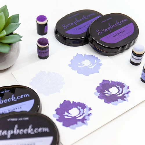 Scrapbook.com - Premium Hybrid Ink Pad Kit - Violet Group 2 Scrapbook.com - Premium Hybrid Ink Pad Kit - Violet Group