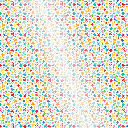 Bella Blvd - Birthday Bash Collection - 12 x 12 Clear Cuts - Happy 1 Bella Blvd - Birthday Bash Collection - 12 x 12 Clear Cuts - Happy