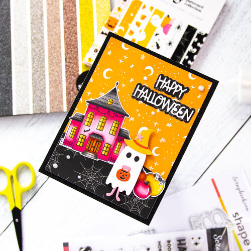 Scrapbook.com - Clear Photopolymer Stamp Set - Spooky