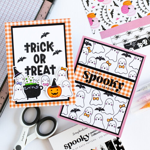 Scrapbook.com - Clear Photopolymer Stamp Set - Spooky