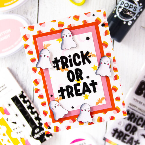 Scrapbook.com - Clear Photopolymer Stamp Set - Spooky