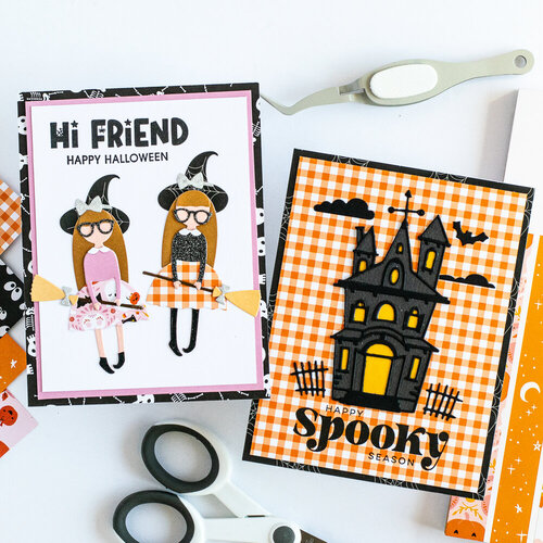 Scrapbook.com - Clear Photopolymer Stamp Set - Spooky