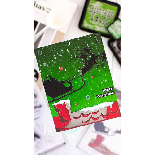 Sizzix - Tim Holtz - Christmas - Thinlits Dies - Reindeer Sleigh 8 Sizzix - Tim Holtz - Christmas - Thinlits Dies - Reindeer Sleigh