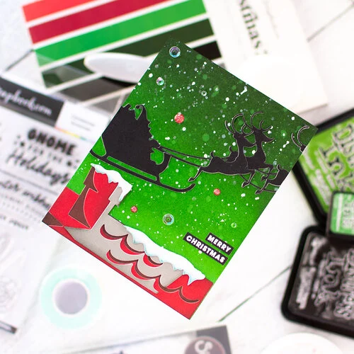 Sizzix - Tim Holtz - Christmas - Thinlits Dies - Reindeer Sleigh 9 Sizzix - Tim Holtz - Christmas - Thinlits Dies - Reindeer Sleigh