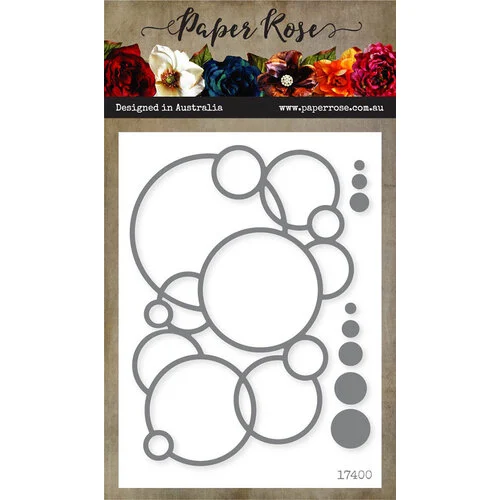 Paper Rose - Dies - Bubbles Circle Background 1 Paper Rose - Dies - Bubbles Circle Background