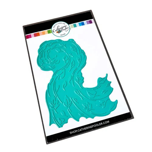 Catherine Pooler Designs - Feeling Fall Collection - Hot Foil Plate - Swirling Leaves 1 Catherine Pooler Designs - Feeling Fall Collection - Hot Foil Plate - Swirling Leaves