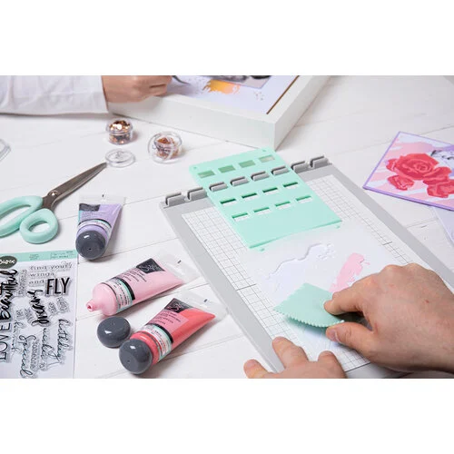 Sizzix - Making Tool Collection - Stencil and Stamp Tool Accessory - Universal Stencil Converters - 10 Pack