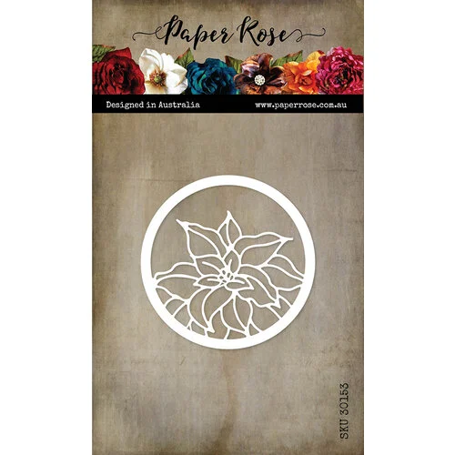 Paper Rose - Dies - Christmas Poinsettia Circle