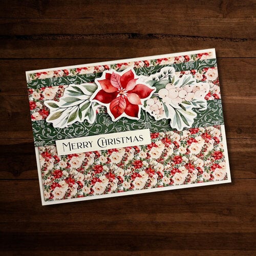Paper Rose - Die Cuts - Merry Little Christmas