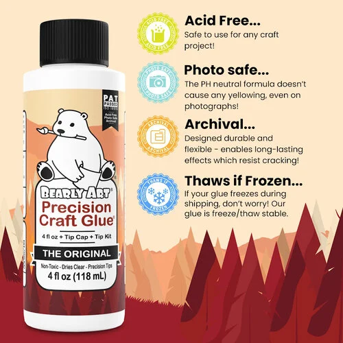 Bearly Art - Precision Craft Glue - The Original