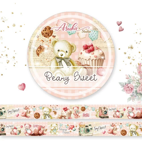 Memory Place - Beary Sweet Collection - Washi Tape 01 1 Memory Place - Beary Sweet Collection - Washi Tape 01