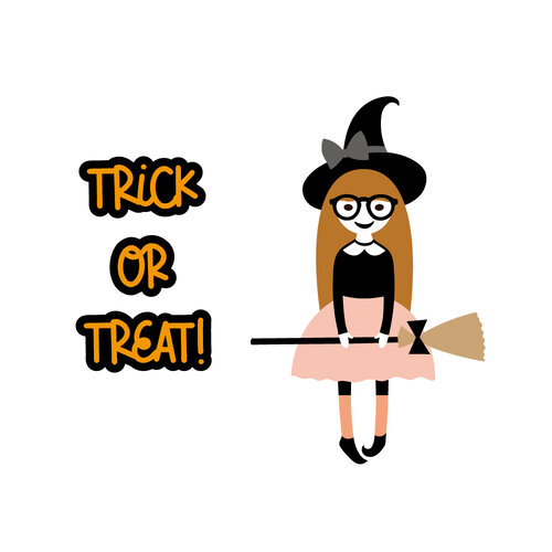 Scrapbook.com - Trick or Treat - Dies and Stamps