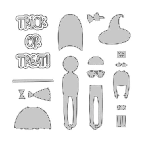 Scrapbook.com - Trick or Treat - Dies and Stamps