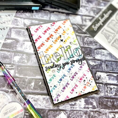Scrapbook.com - Stencils - Love - 6x8 9 Scrapbook.com - Stencils - Love - 6x8