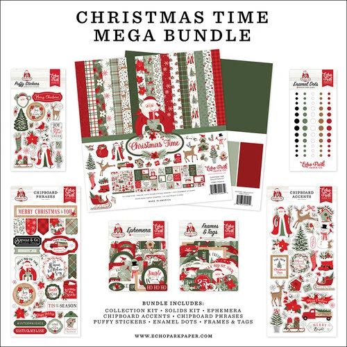 Echo Park - Christmas Time Collection - 12 x 12 Mega Bundle