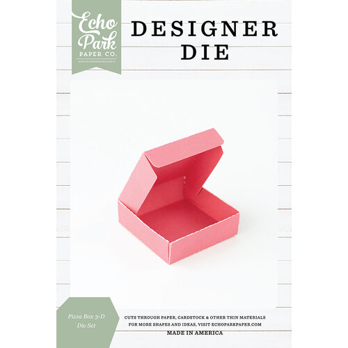 Echo Park - Designer Dies - 3D Pizza Box 1 Echo Park - Designer Dies - 3D Pizza Box