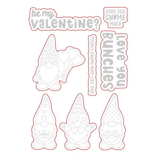 Scrapbook.com - Photopolymer Stamp Set and Coordinating Die - Love Gnomes 3 Scrapbook.com - Photopolymer Stamp Set and Coordinating Die - Love Gnomes