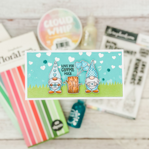 Scrapbook.com - Photopolymer Stamp Set and Coordinating Die - Love Gnomes 7 Scrapbook.com - Photopolymer Stamp Set and Coordinating Die - Love Gnomes