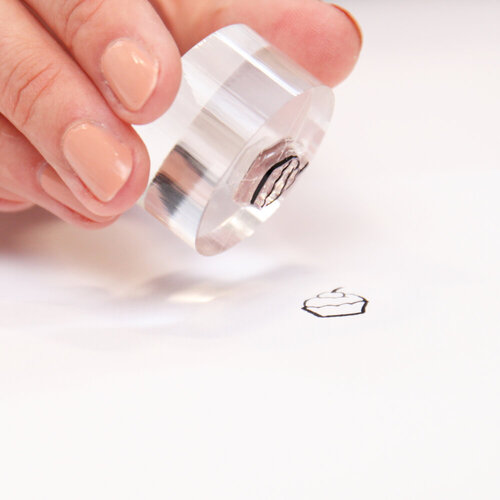 Scrapbook.com - Perfect Clear Acrylic Stamp Block Bundle - Small Variety - 3 Pack