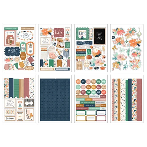 Carta Bella Paper - At Home Collection - Sticker Book 2 Carta Bella Paper - At Home Collection - Sticker Book
