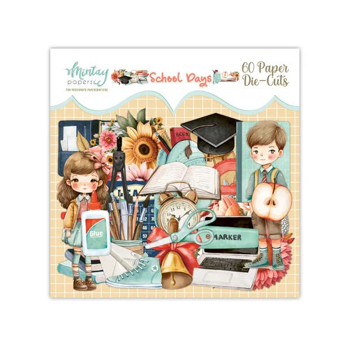 Mintay Papers - School Days Collection - Embellishments - Paper Die-Cuts 1 Mintay Papers - School Days Collection - Embellishments - Paper Die-Cuts