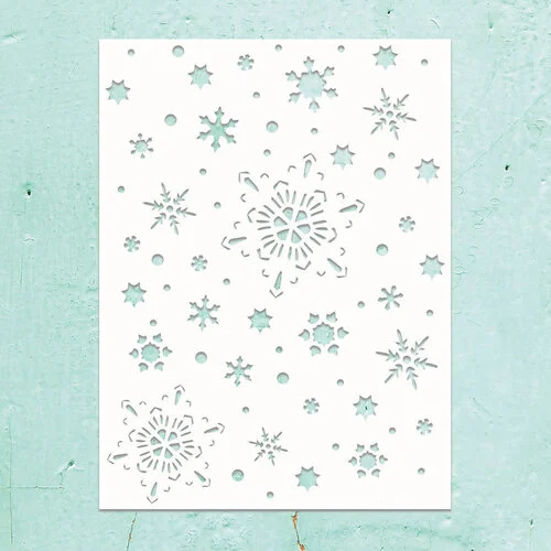 Mintay Papers - Kreativa Collection - 6 x 8 Stencils - Snowflakes