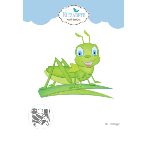 Elizabeth Craft Designs - Bugs and Butterflies Collection - Dies - Grasshopper 1 Elizabeth Craft Designs - Bugs and Butterflies Collection - Dies - Grasshopper