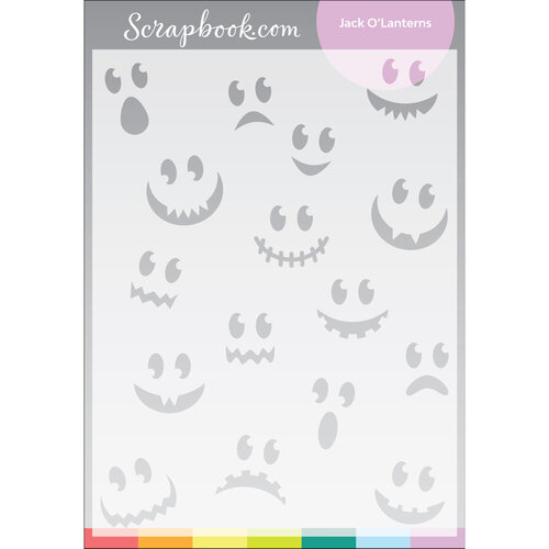 Scrapbook.com - Stencils - Jack O' Lanterns - 6x8 1 Scrapbook.com - Stencils - Jack O' Lanterns - 6x8