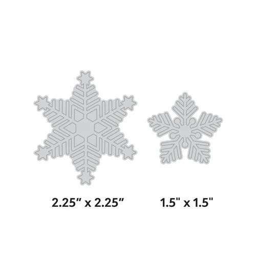 Scrapbook.com - Decorative Die Set - Mini Snowflakes 2 Scrapbook.com - Decorative Die Set - Mini Snowflakes