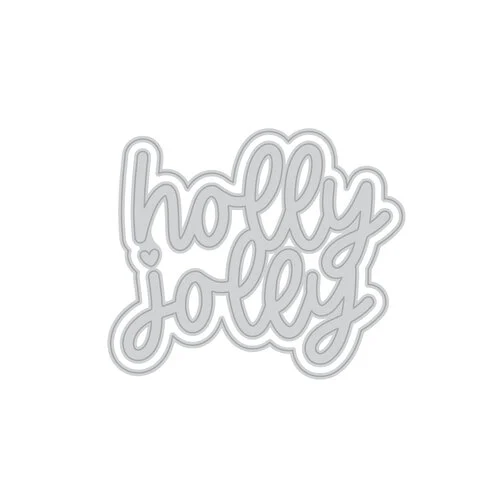 Scrapbook.com - Decorative Die Set - Holly Jolly 2 Scrapbook.com - Decorative Die Set - Holly Jolly