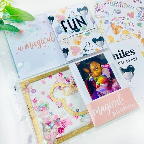 Scrapbook.com - 6x8 Page Protectors - Panoramic - Two 4x6 Two 3x4 Pockets - 10 Pack