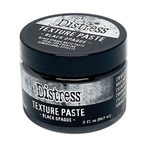 Ranger Ink - Tim Holtz - Distress Texture Paste - 3 Ounces - Black Opaque 1 Ranger Ink - Tim Holtz - Distress Texture Paste - 3 Ounces - Black Opaque