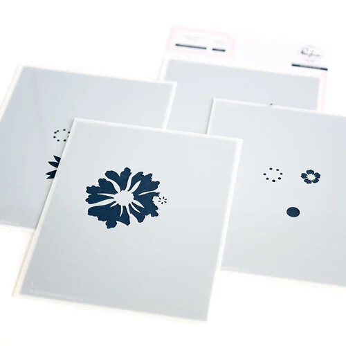 Pinkfresh Studio - Layering Stencils - Thanks For Being There 1 Pinkfresh Studio - Layering Stencils - Thanks For Being There