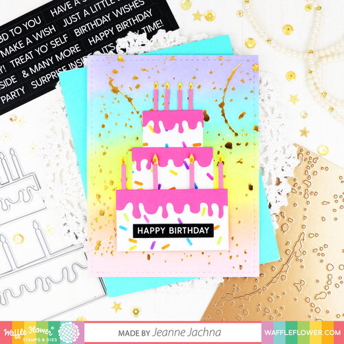 Waffle Flower Crafts - Stencils - Stacking Cake 4 Waffle Flower Crafts - Stencils - Stacking Cake
