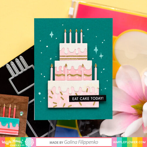 Waffle Flower Crafts - Stencils - Stacking Cake 7 Waffle Flower Crafts - Stencils - Stacking Cake