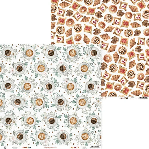 P13 - Coffee Break Collection - 12 x 12 Double Sided Paper - 02