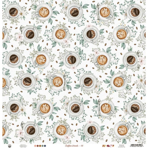 P13 - Coffee Break Collection - 12 x 12 Double Sided Paper - 02