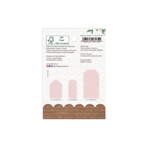 P13 - Coffee Break Collection - Tag Set 03