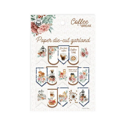 P13 - Coffee Break Collection - Double Sided Die-Cut Garland