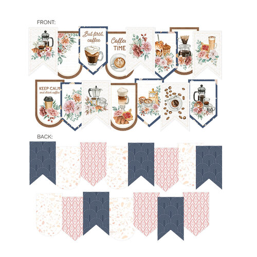 P13 - Coffee Break Collection - Double Sided Die-Cut Garland 3 P13 - Coffee Break Collection - Double Sided Die-Cut Garland