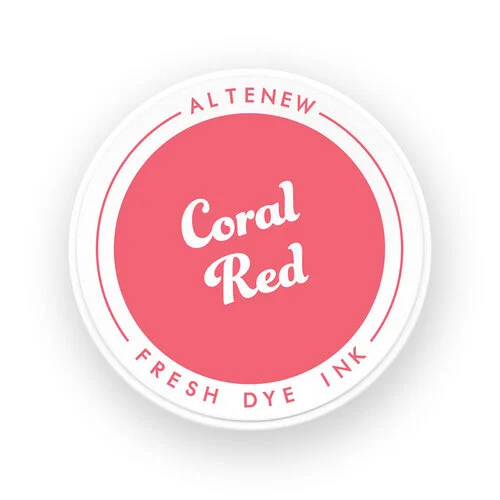 Altenew - Fresh Dye Ink Pad - Coral Red 1 Altenew - Fresh Dye Ink Pad - Coral Red